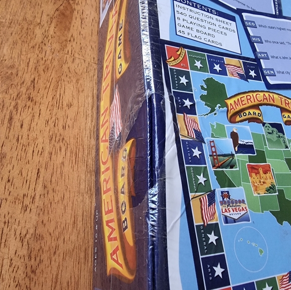 American Trivia Board Game US Geography History Arts Cards Family NEW - Picture 6 of 7